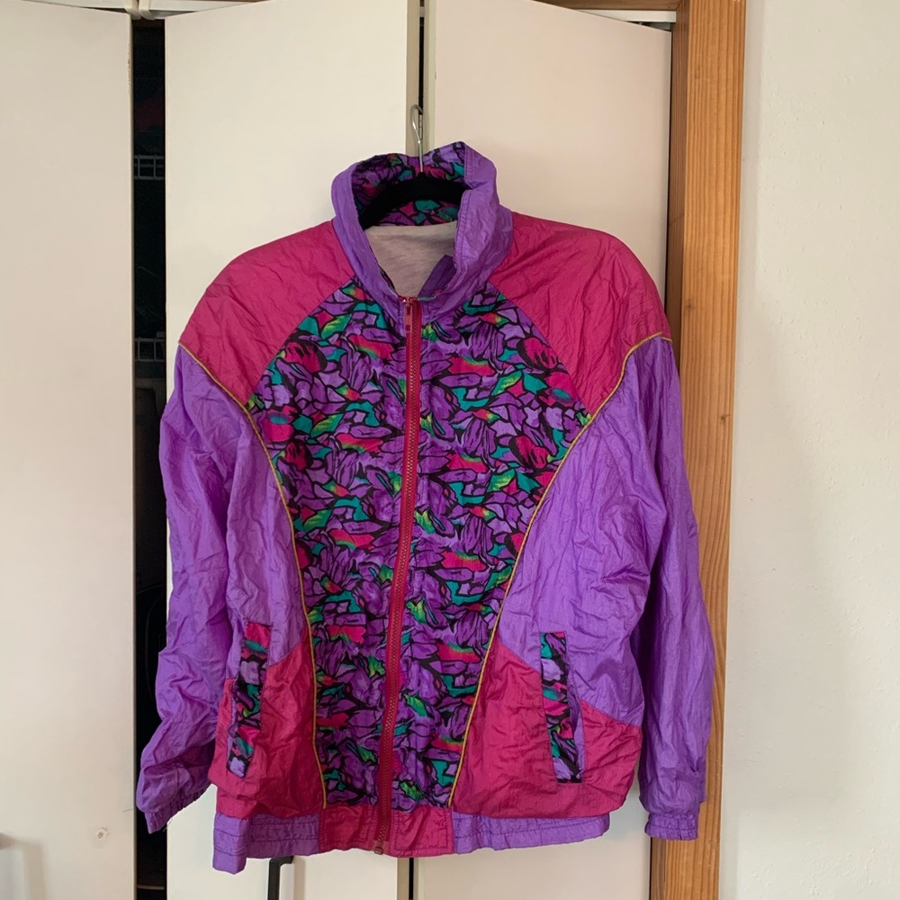 Vintage 80s windbreaker medium